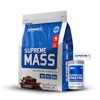 Supreme Mass 10Lb Chocolate+Creatina Supreme Nutrition 250Gr